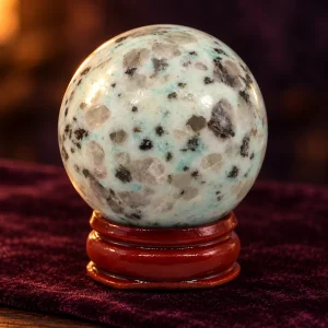 Boule de Cristal Jaspe Lotus 40 mm