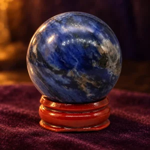 Boule de Cristal Sodalite Bleue 40 mm