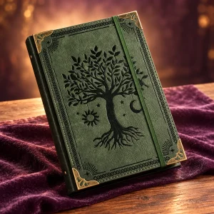 Grimoire à Anneaux Arbre de Vie Gaufré