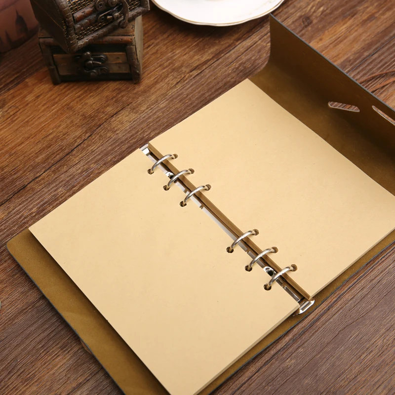 Grimoire Carnet à Spirale Vintage Motif Ancre – vue 5