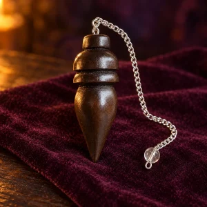 Pendule de Karnak Ventru en Bois Naturel