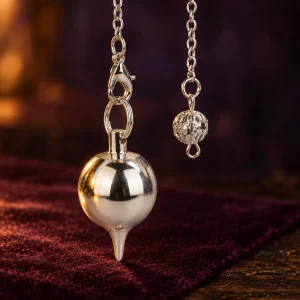 Pendule Sphère à Petite Pointe en Métal