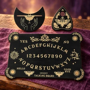 Planche Ouija Noire Talking Board, Papillon de Nuit