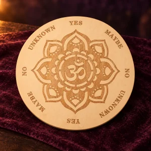 Planche de Radiesthésie Mandala en Bois