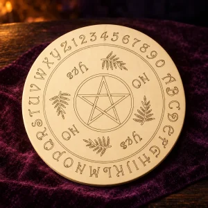 Planche de Radiesthésie Pentacle en Bois