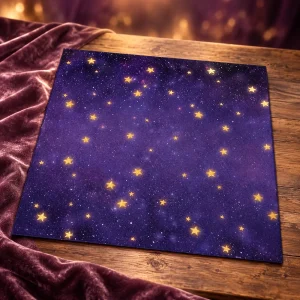 Tapis de Tarot Ciel Étoilé Astrologique